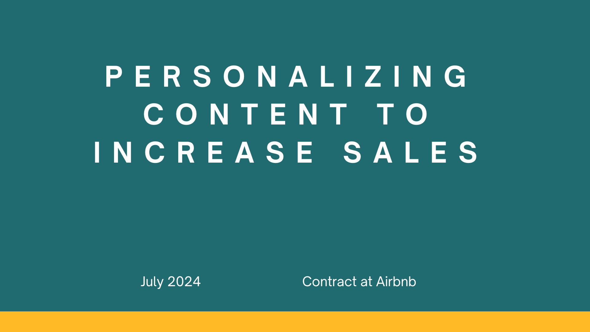 Protected: Personalizing content to increase sales
